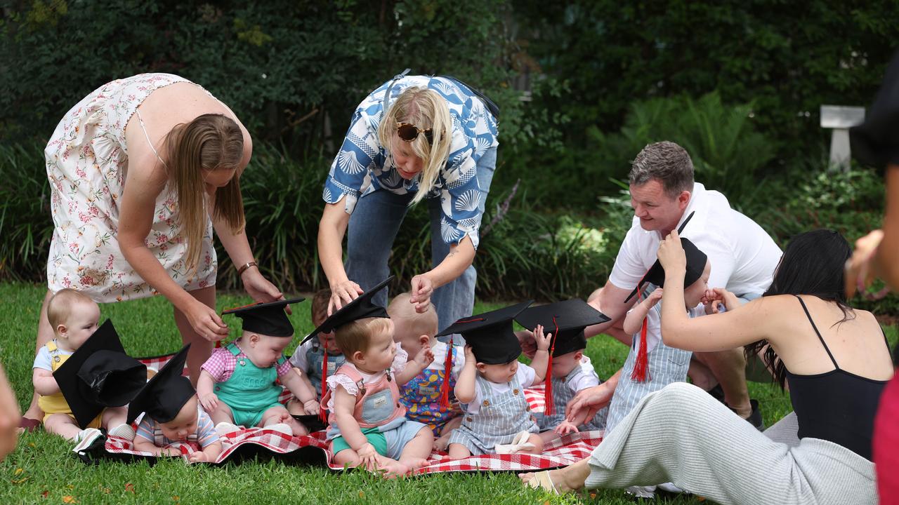 The chaos at the shoo. Picture: Annette Dew