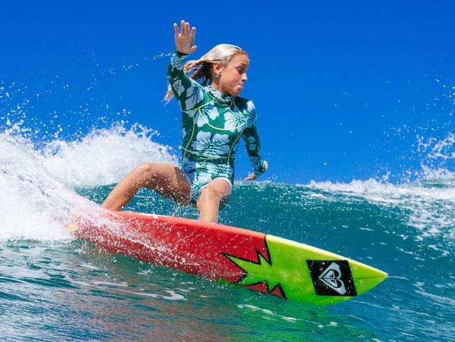 Surfer Leihani Zoric, 10, will be competing at the Skullcandy Oz Grom Open 2023. Picture: Provided by Kirsty Zoric