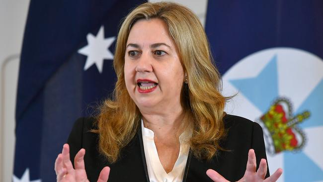 Queensland Premier Annastacia Palaszczuk has issued a belated apology to public servants who have been bullied by ministerial staff in her government. Picture: NCA NewsWire/John Gass