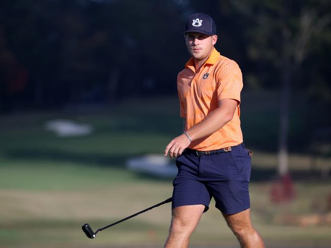 Auburn Tigers Josiah Gilbert during day two of the 2024 East Lake Cup on October 29, 2024 at East Lake Golf Club in Atlanta, Georgia. (Photo by Michael Wade/Icon Sportswire via Getty Images)