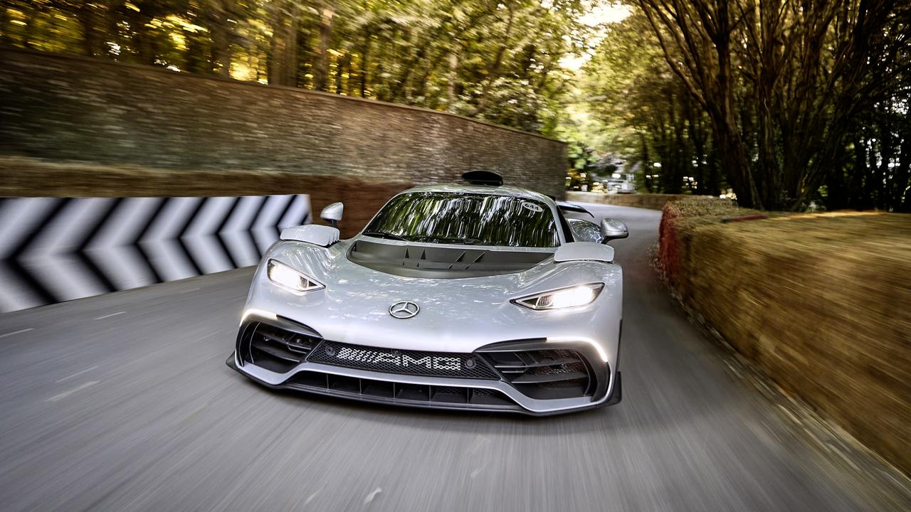 Car lovers saw the Mercedes-AMG ONE in action for the first time.