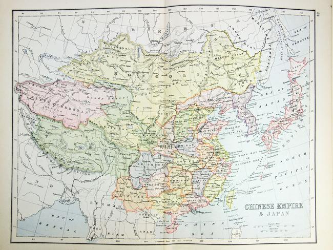 Historical map of China. Picture: Thinkstock