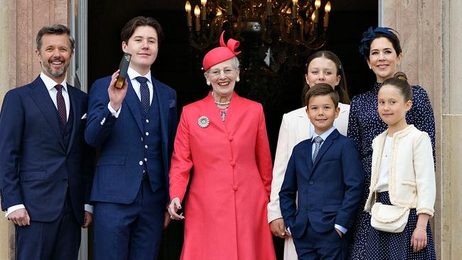 The Palace is awaiting more information about whether Prince Frederik and the couple’s children have been exposed to Covid-19. Picture: Keld Navntoft / Ritzau Scanpix / AFP) / Denmark OUT