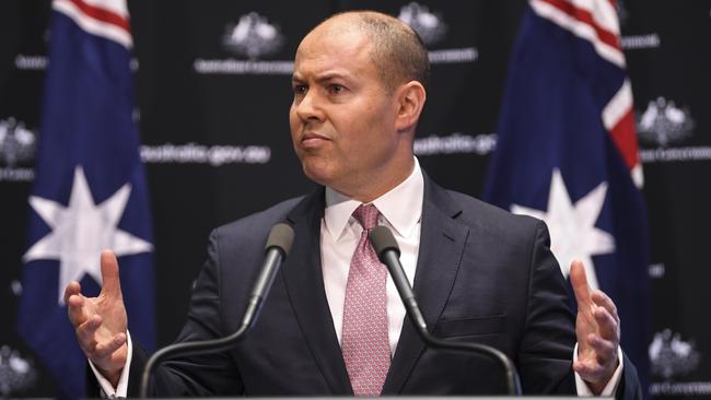 Treasurer Josh Frydenberg says the economic impact in the June quarter will be even more severe. Picture: AAP