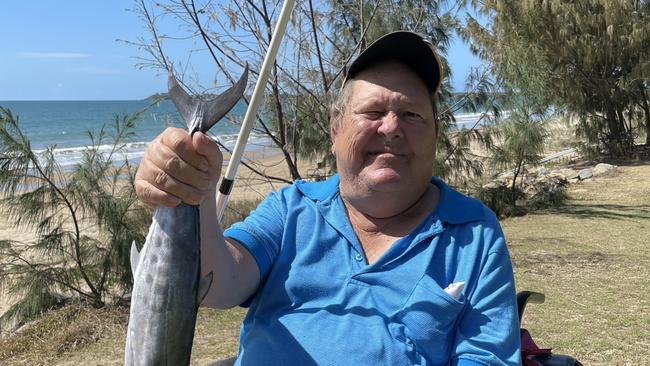 After his stroke, Greg Bailey hadn't been fishing or to the beach in the 16 years until a chance meeting with new friends helped make his day. Photo: Zoe Devenport