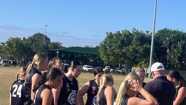 The trying Coorparoo girls had a tough day against a very, very good Burleigh.