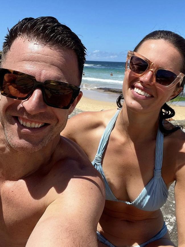 Liubinskas and Danika Mason together. Picture: Instagram