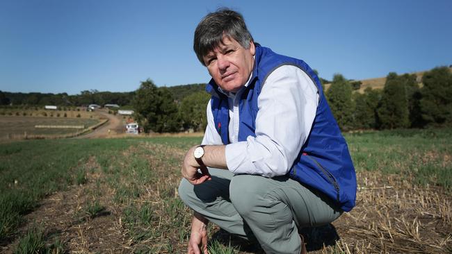 Bacchus Marsh Grammar Principal, Andrew Neal is leading the charge against a plan to dump contaminated soil near the school. Picture: Peter Ristevski