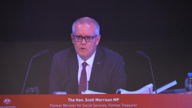 Morrison was unable to point to any written briefing he had received on income averaging in 2015. Picture: NCA NewsWire / John Gass