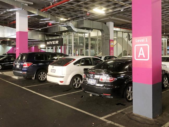 The app will send drivers reminders when they are reaching the end of their parking time in carparks. Picture: Mark Stewart