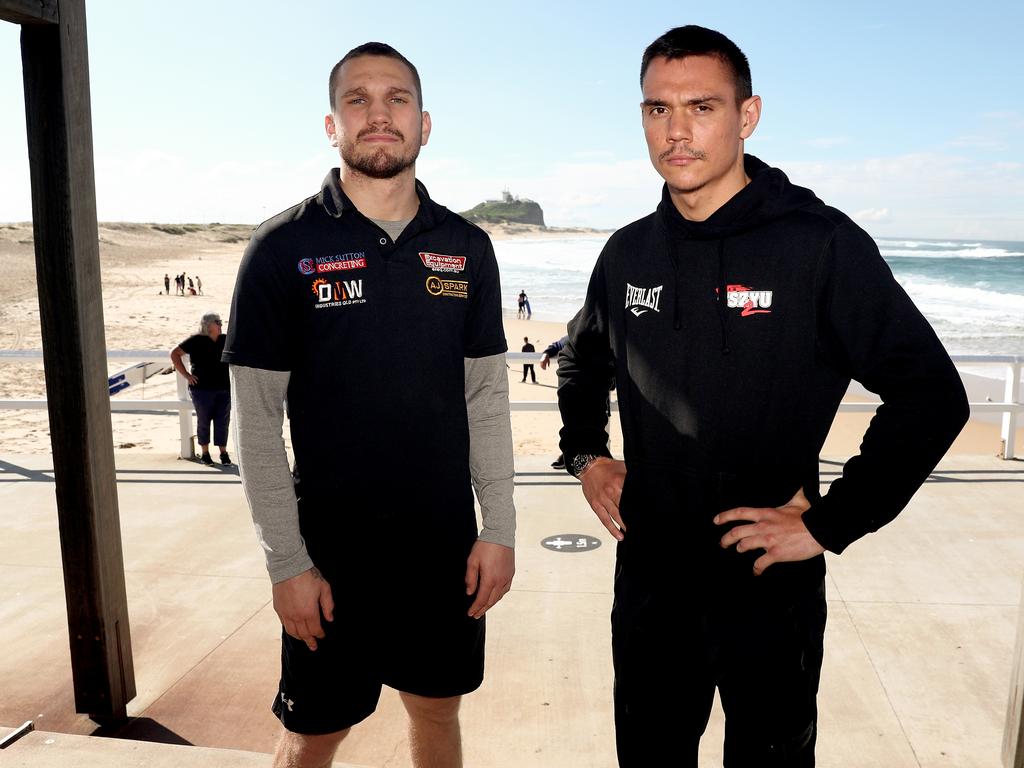 Steve Spark plans to shock the Australian boxing world by defeating Tim Tszyu in Newcastle. Photo by Shane Myers.