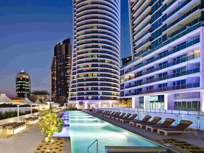 Hilton Hotel Surfers Paradise.