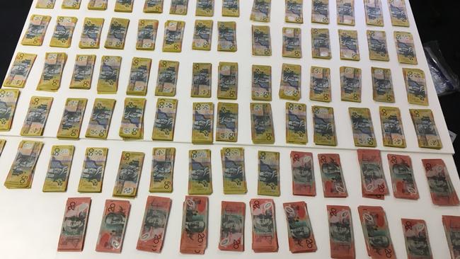 In total, police seized $149,000 in cash during Operation Jackfish. Picture: Australian Federal Police