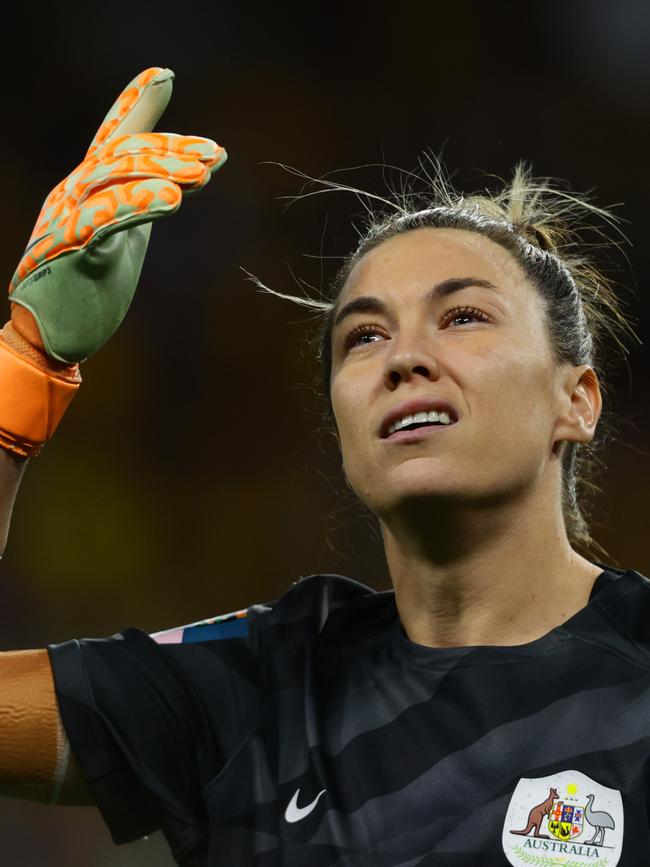 Matildas keeper Mackenzie Arnold has become a household name. Picture: Lachie Millard