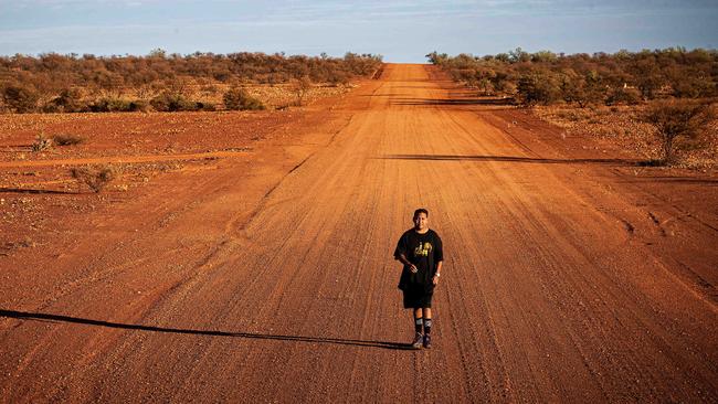 Jimayne Dowden, 18, is soon to start work at a goldmine near Meekatharra. ‘The biggest issue here is boredom. Kids get bored then they get in trouble’. Picture: Colin Murty