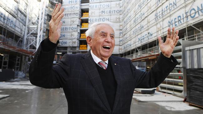 Billionaire Harry Triguboff’s shows now sign of slowing down despite his advancing years. Hollie Adams/The Australian