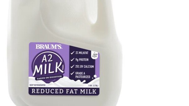 The Braum's A2 Milk at the centre of the branding dispute.