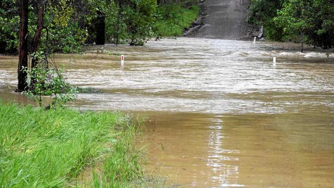 FLASH FLOODING: This photo was taken at Glenwood on Arbor 26 Rd this afternoon