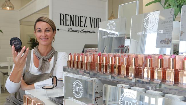 Kylie Rodman at Rendez Vou Beauty Emporium. Picture Glenn Hampson.