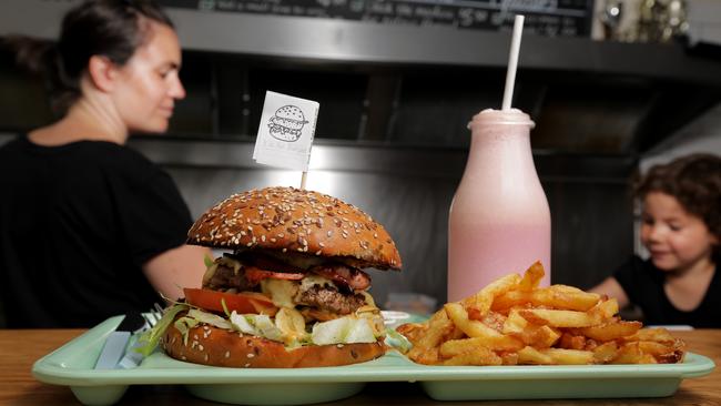 Tuck Shop Take Away is renowned for its burgers and milkshakes.