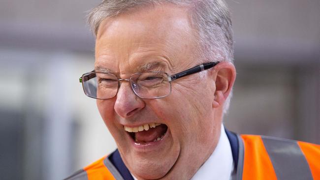 Opposition Leader Anthony Albanese at Brunswick Industries Association. Picture: Sarah Matray.