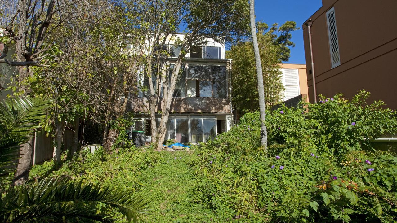 The view back towards the shop and residence.