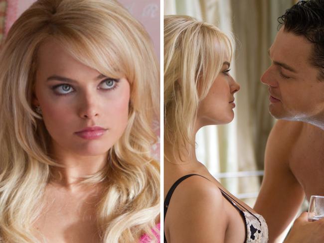 Margot Robbie in Wolf of Wall Street.