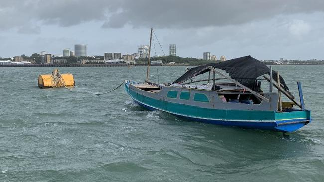 Illegal foreign fishing in Top End waters has seen dozens of Indonesian fishermen face Darwin Local Court in recent months. Picture: Supplied/AFMA