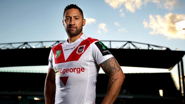 St George Illawarra Dragons Benji Marshall at Win Stadium Wollongong .Picture Gregg Porteous