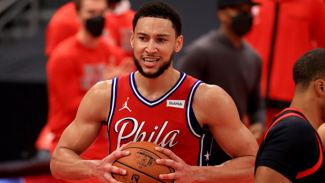 Ben Simmons is on the brink of his first snub. (Photo by Mike Ehrmann/Getty Images)