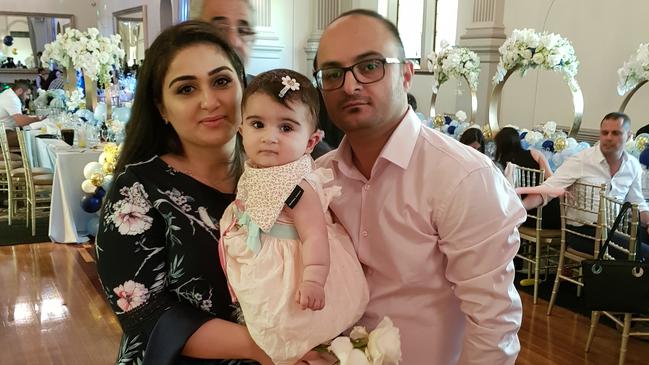 Anet Eyvazians, Jozef Maragol and their daughter Maragol who died four years ago after being found unresponsive at her childcare centre.