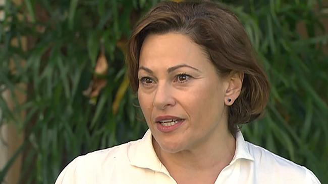 Jackie Trad will recontest her seat of South Brisbane despite resigning as deputy premier in the wake of a Crime and Corruption Commission investigation into the appointment of the Inner City South Secondary College principal. Picture: 7 News