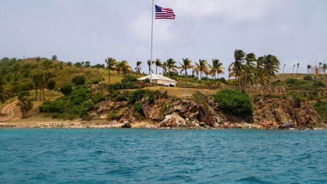 Little St. James Island, in the U. S. Virgin Islands, a property owned by Jeffrey Epstein, which was known as Orgy Island. Picture: Gianfranco Gaglione/AP