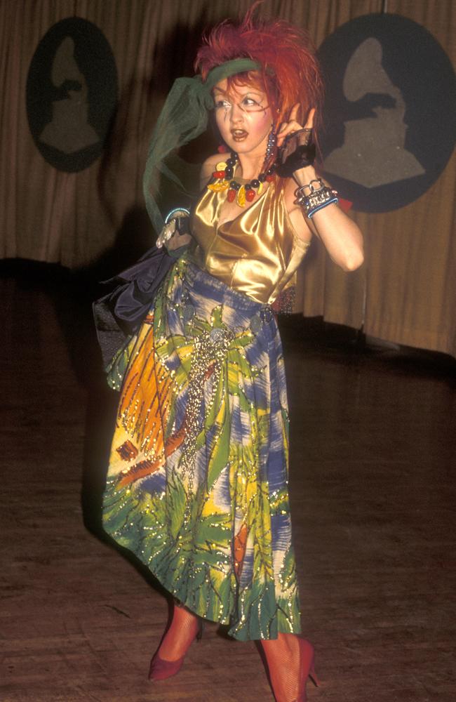 Cyndi Lauper just wanting to have fun in 1984. Picture: Barry King/WireImage