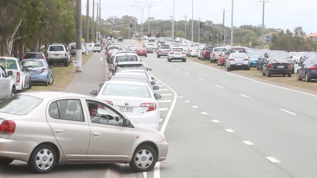 Harbour Town traffic during last year’s festive season. Picture: Richard Gosling