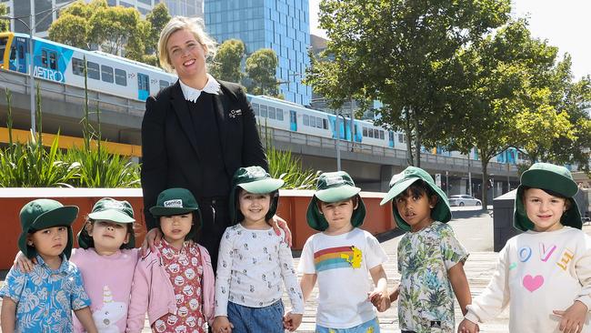 Kindergarten teacher Linda Wilson has been nominated in the Best Teacher News Corp initiative. Linda hails from Sweden and places huge importance in taking kids out of the 'four walls' in a traditional classroom and giving them an opportunity to connect with nature. Picture: Ian Currie