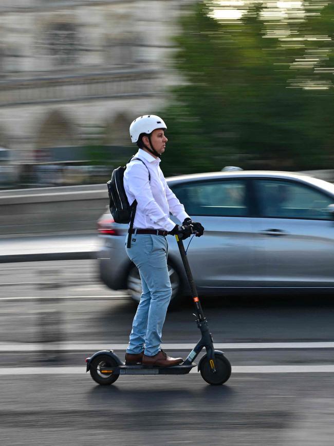 E-scooters are becoming increasingly common. Picture: AFP