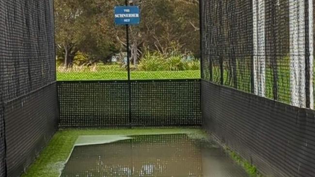 The Elsternwick cricket nets have been flooded for a large part of the season.