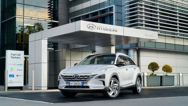 2021 Hyundai Nexo hydrogen fuel cell vehicle.