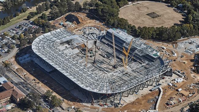 The new Western Sydney Stadium is due to open in 2019.