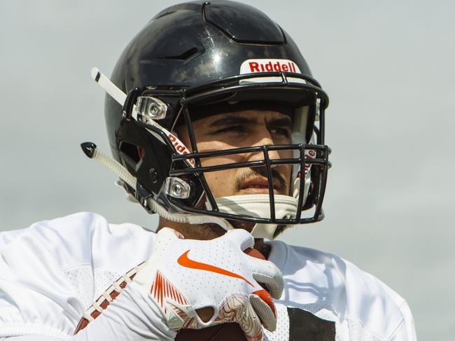 ****EXCLUSIVE NEWS 360 LOCKED CONTENT - AUS OUT, NEWS.COM.AU OUT***** Footballer Valentine Holmes, 23, trains at the IMG Academy in Bradenton, Florida. Thursday, January 31st, 2019. (Angus Mordant for NewsCorp Australia)