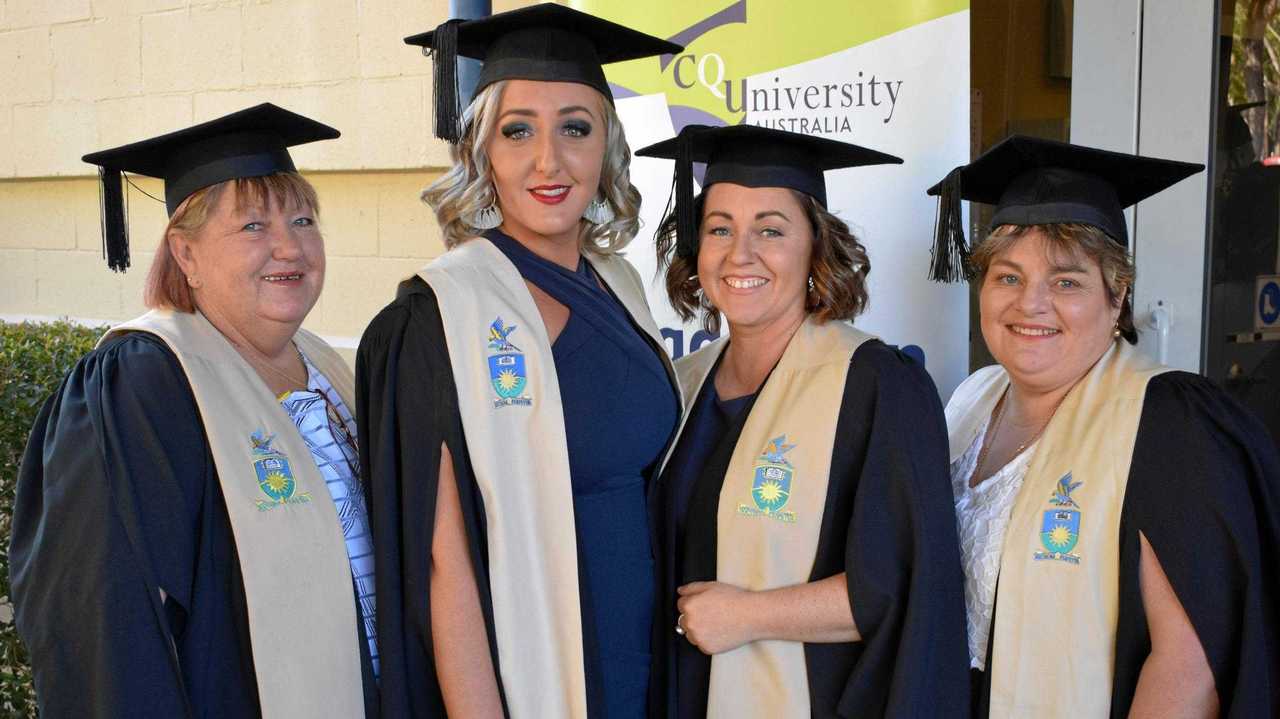 Cathryn Watson, Katie Sherwood, Kylie McAlister, and Kathryn Baxter. Picture: Jann Houley