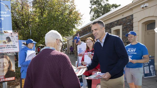Peter Malinauskas was the poster boy for SA’s federal candidates. Picture: Brett Hartwig