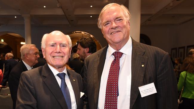 Despite being from opposite sides of the political spectrum, John Howard and Kim Beazley both supported the launch of the Ramsay Centre for Western Civilisation (Pic: Peter Rae)