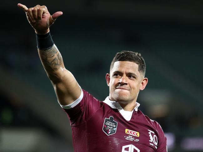 Gagai’s steady hands would be sorely missed in the Maroons’ centres. (Photo by Cameron Spencer/Getty Images)