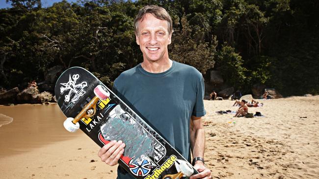 Tony Hawk at Shelly Beach. Picture: Adam Yip / Manly Daily