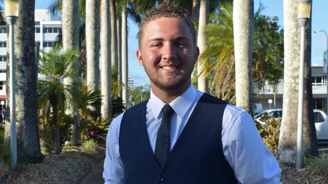 Noah Johnstone at the Sarina State High School formal at the MECC, Mackay, on Thursday November 19. Picture: Zizi Averill