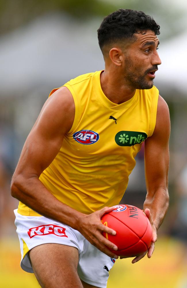 Marlion Pickett is clear to play for the Tigers in round one. Picture: Morgan Hancock/Getty Images