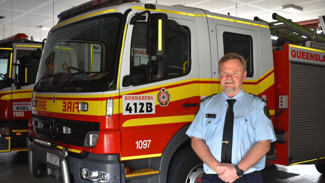 Rural Fire Service area director Bruce Thompson has offered safety advice to the public as the region is issued a high fire warning. Picture: Rhylea Millar