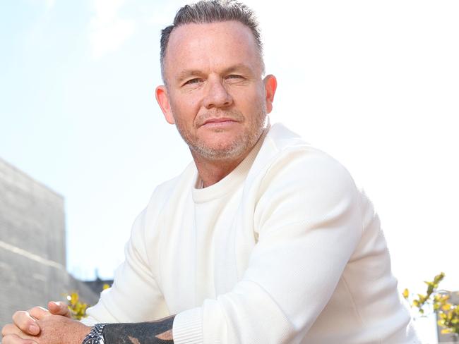 Pictured at News Corp in Sydney is Big Brother contestant Daniel Hayes.Picture: Richard Dobson